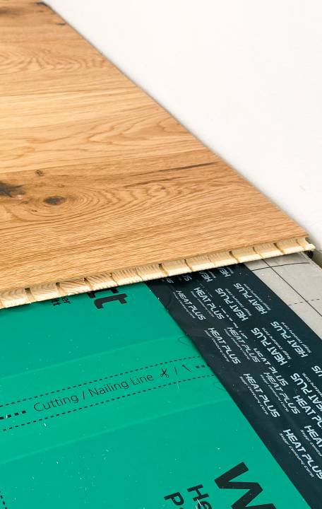 Systeml&ouml;sung W&auml;rmeparkett